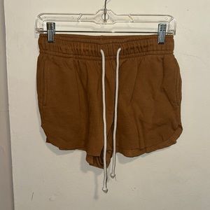 Tan soft shorts!